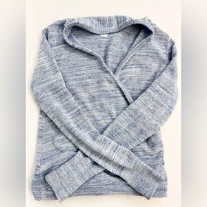 Ivivva by Lululemon Four's A Charm Convertible Wrap Blue Space Dye Size 14